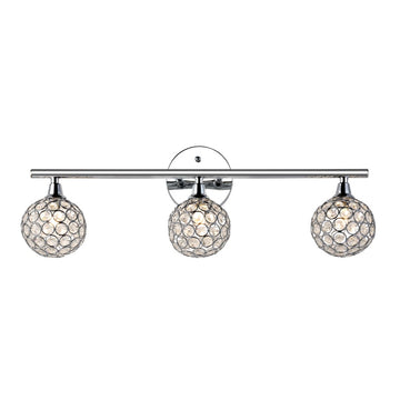 Maeve Iron/Glass Contemporary Glam LED Vanity Light - JONATHAN Y
